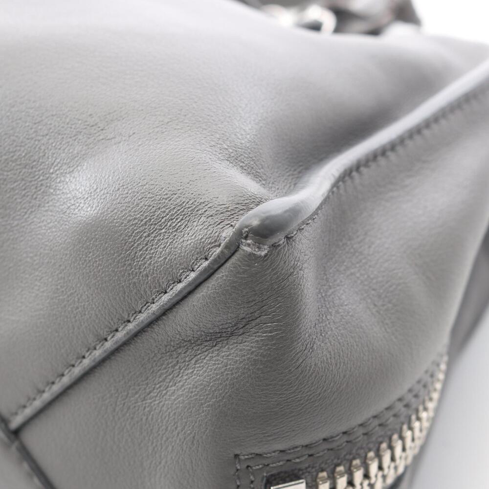 Balenciaga PAPIER ZIP AROUND Paper Handbag Leather Gray - Picture 7 of 11